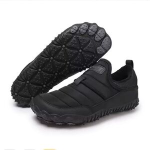 Men's Black barefoot winter  Shoes